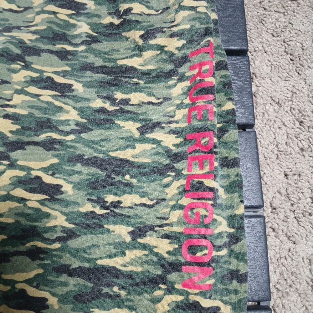 True Religion Camo Loungewear Mens M‎ Athleisure Jogger Sweat Pants 28-31 PC74